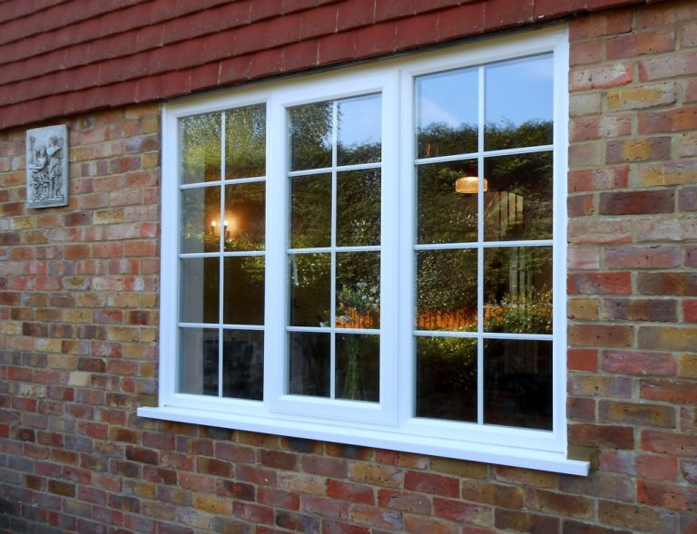 White Finish UPVC Georgian Window - Countryman